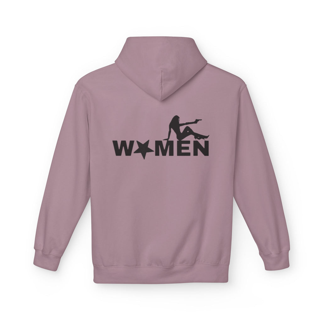 Women Silhouette Hoodie - Feminine Pinup Graphic Pullover
