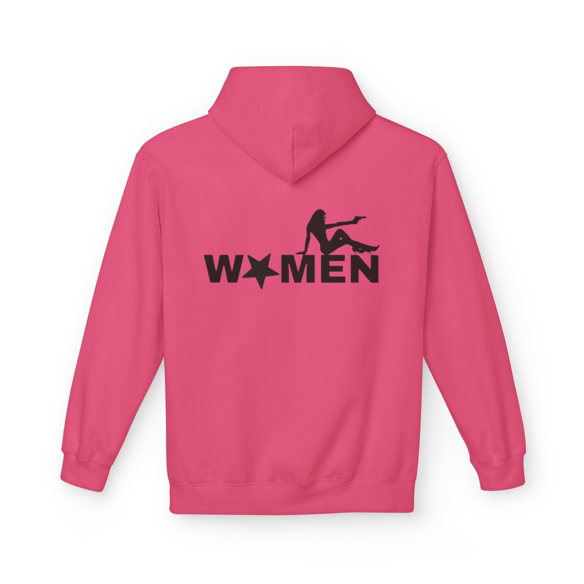 Women Silhouette Hoodie - Feminine Pinup Graphic Pullover