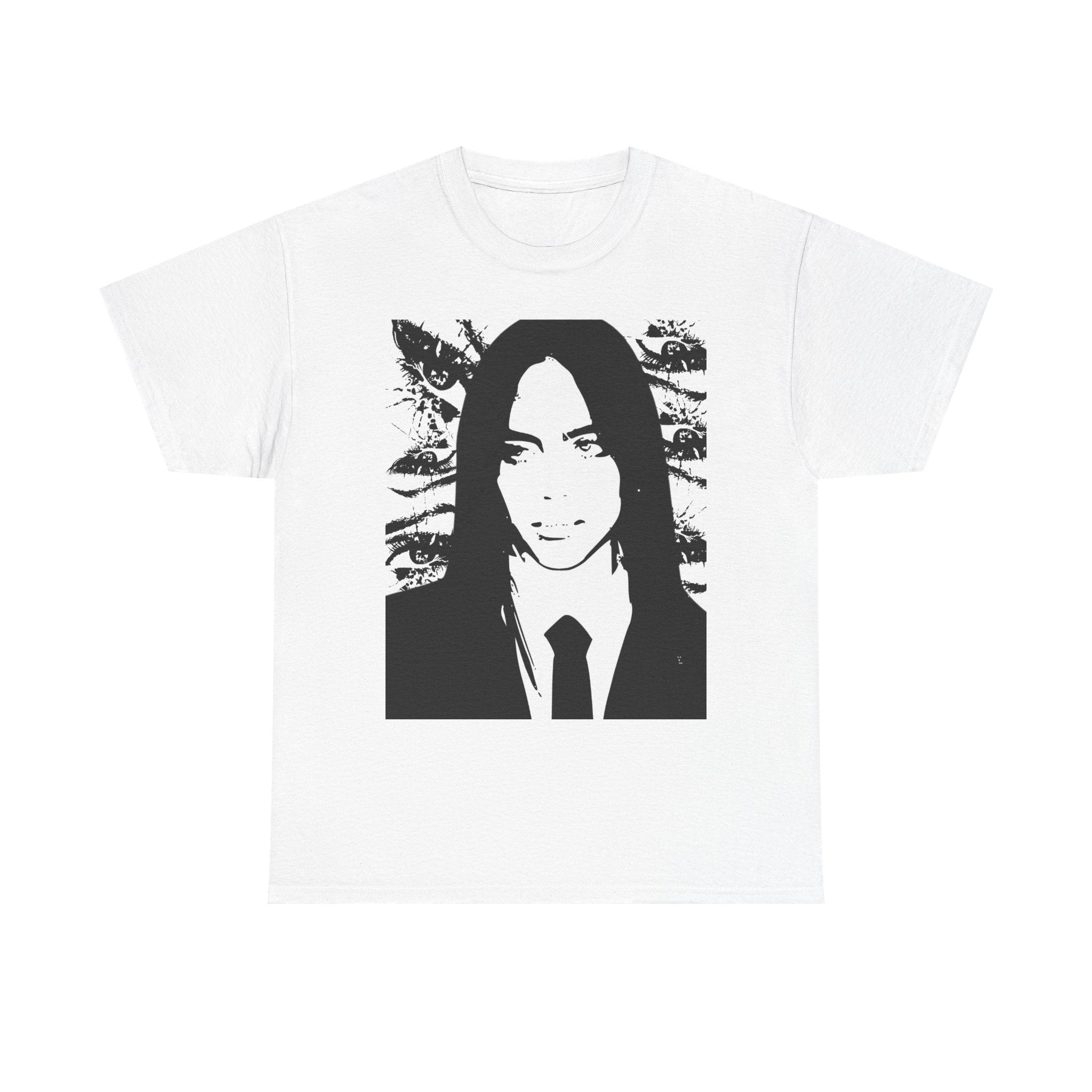 Graphic Tee — Noir Portrait & Eye Collage T-Shirt