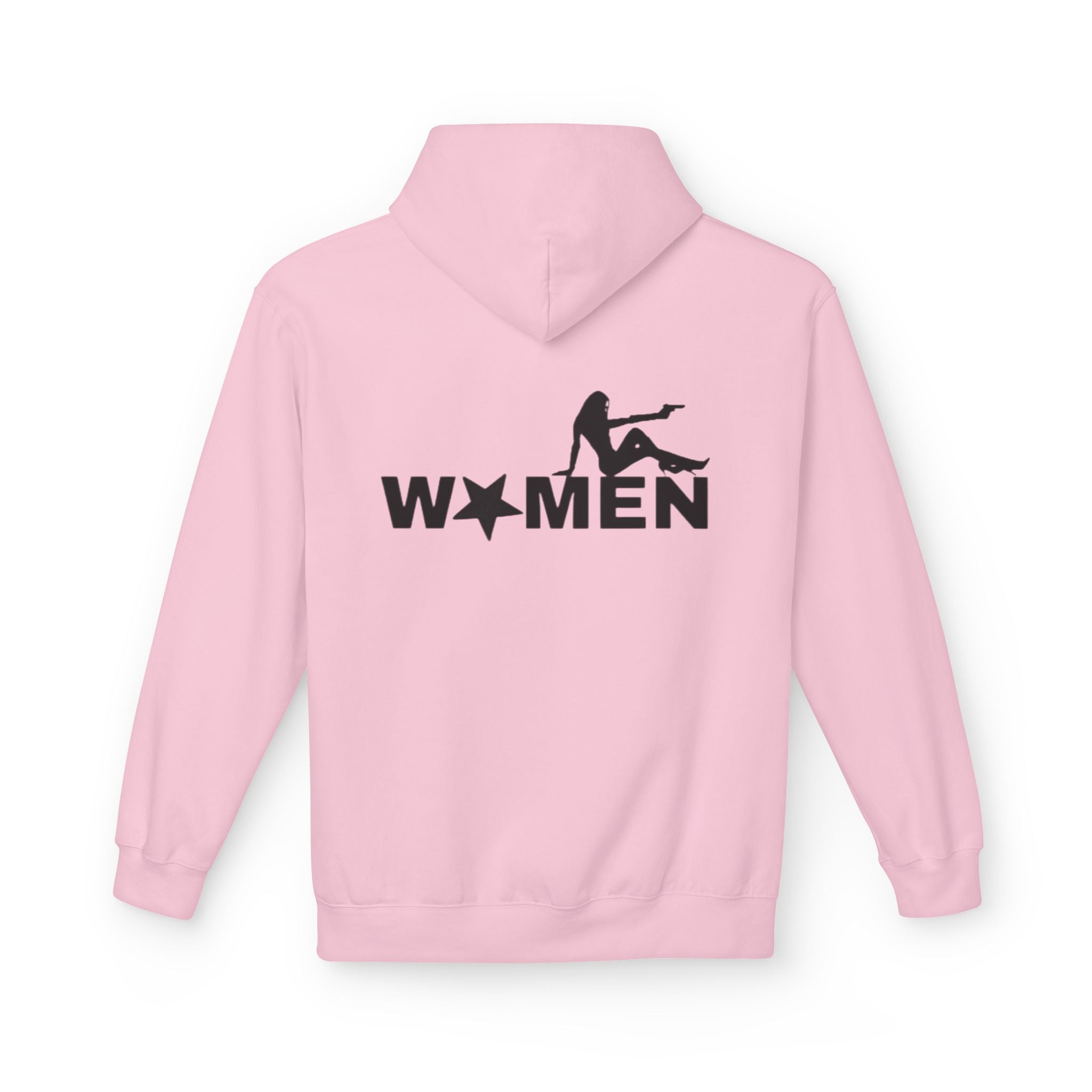 Women Silhouette Hoodie - Feminine Pinup Graphic Pullover